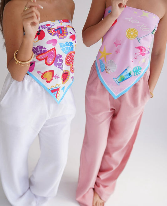 ნატურალური ტილოს შარვალი