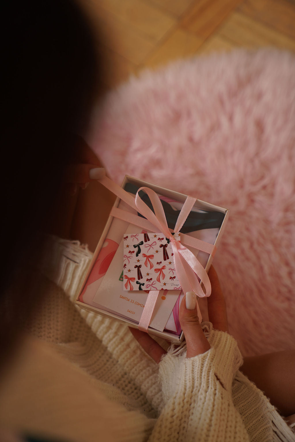 შარფი ბაფთის პრინტით