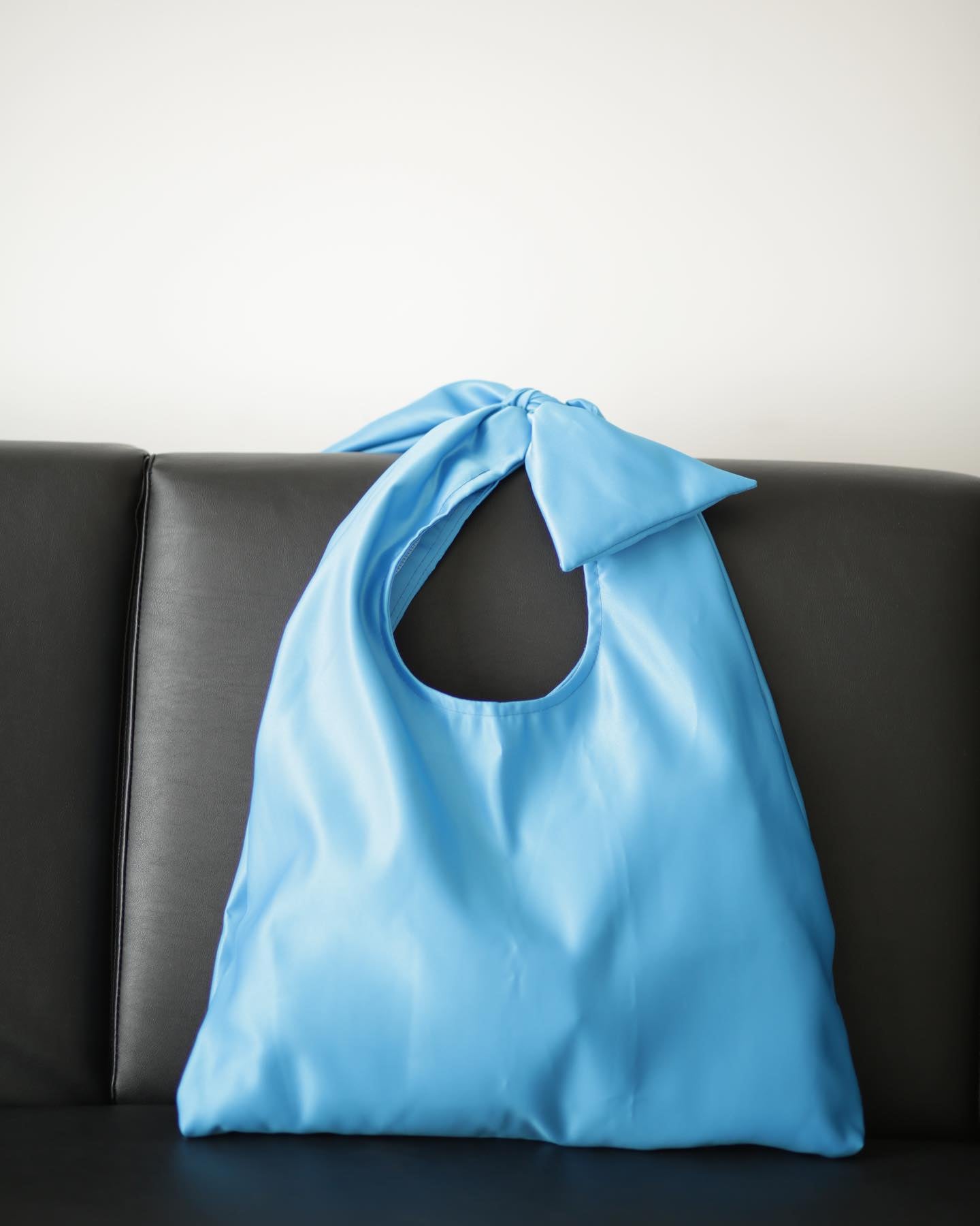 ბანტიანი ნაჭრის ჩანთა