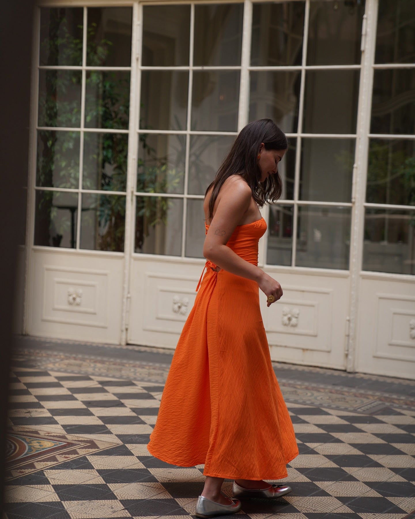 ტილოს კაბა