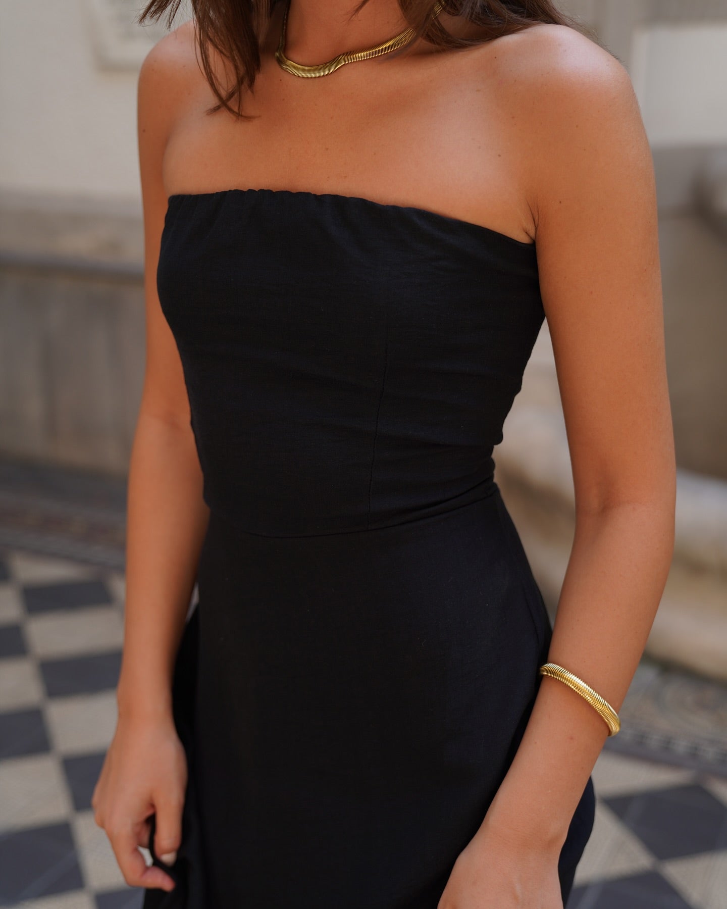 ტილოს კაბა