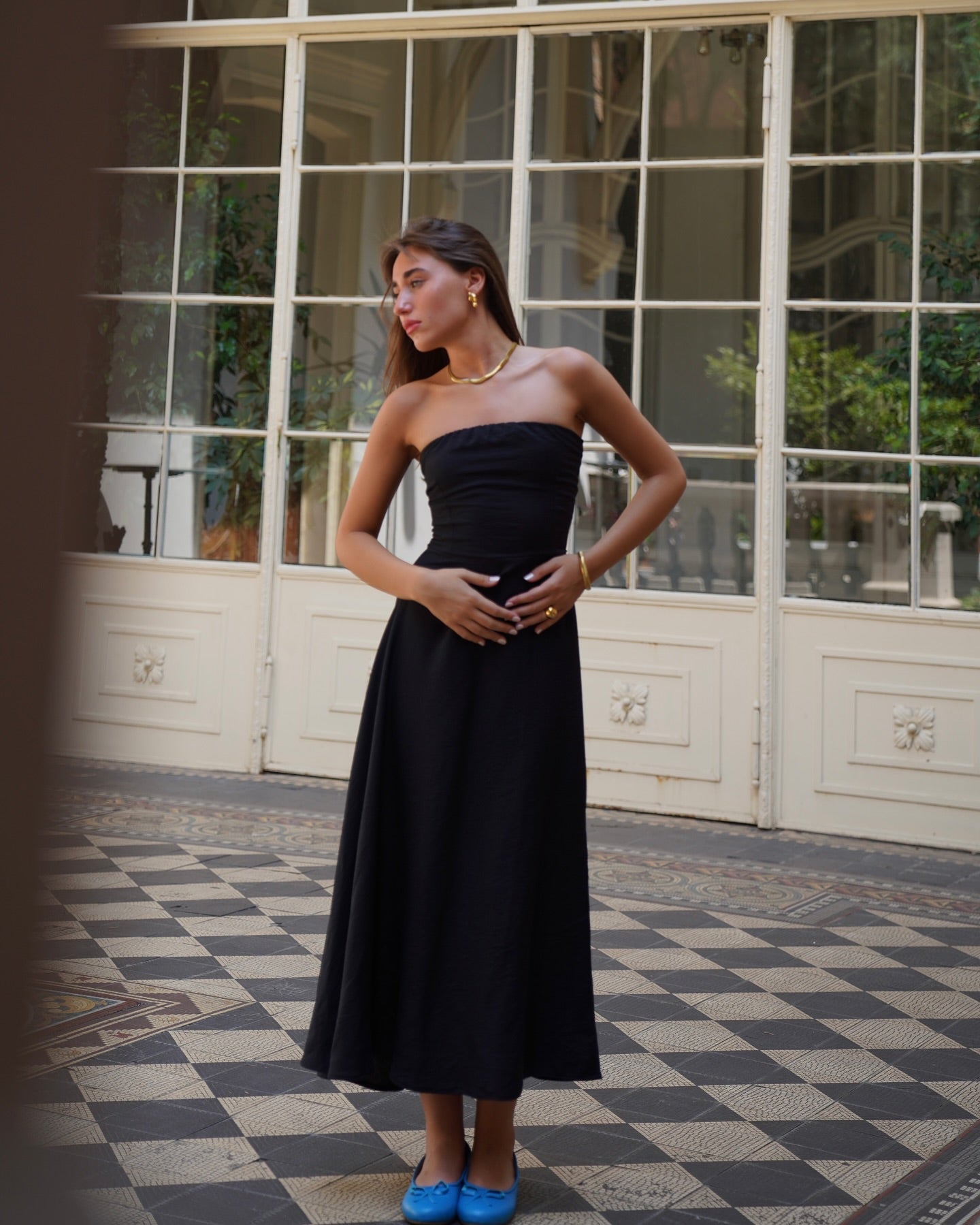 ტილოს კაბა