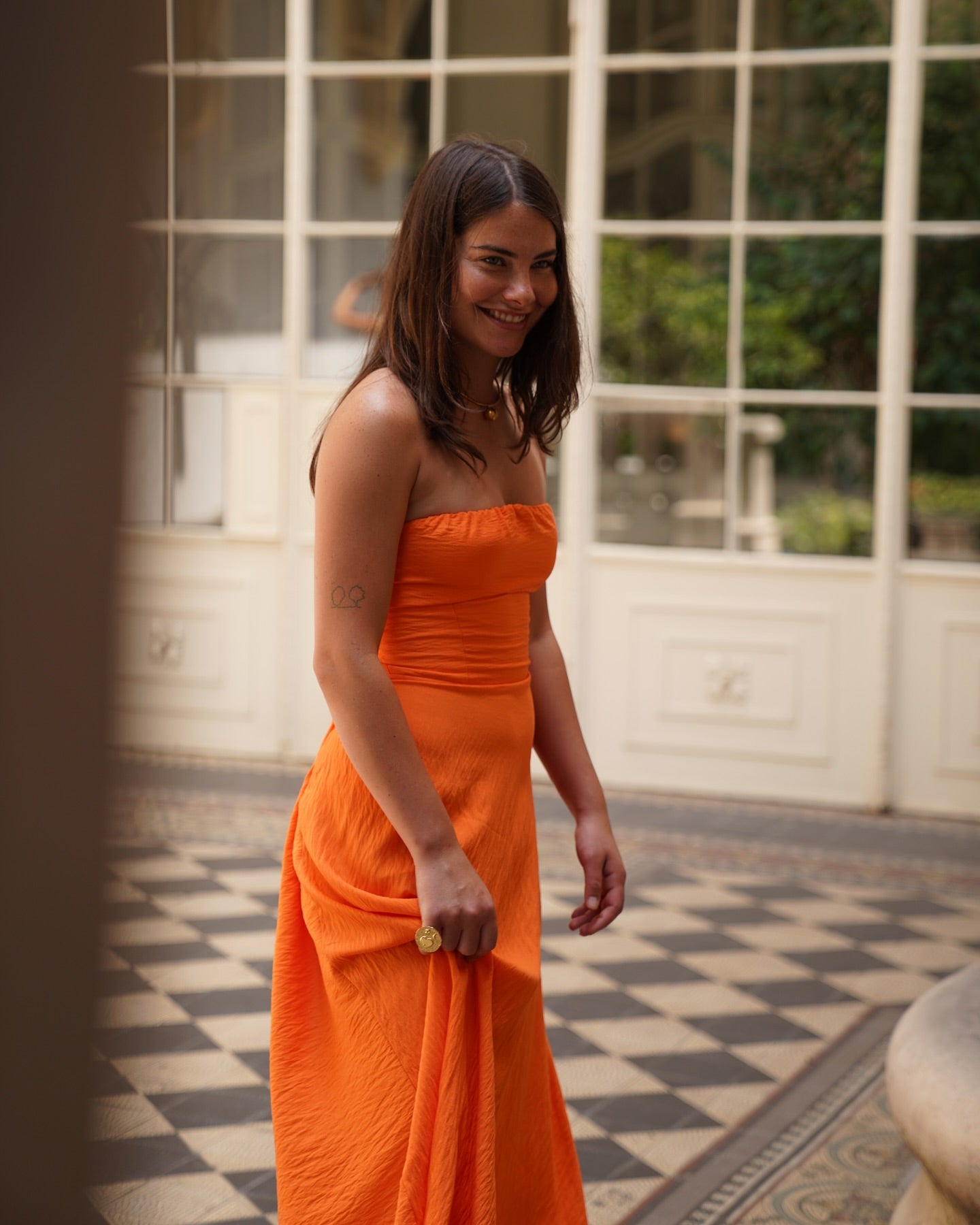 ტილოს კაბა